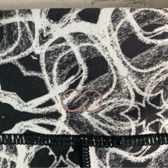 CALIA  Women's Essential Tight Fit Charcoal Geo Ankle Leggings Size L - Picture 8 of 12